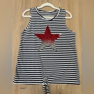 Children’s Place Girls Sequin Star Top Large (10/12)